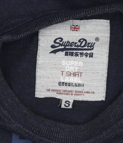 Superdry Men's Blue Small Graphic Print T-Shirt