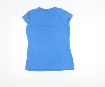 Karrimor Women's Blue V-Neck T-Shirt Size 12