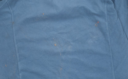 Mens UK Size M Craghoppers Blue 1/4 Zip Sweatshirt