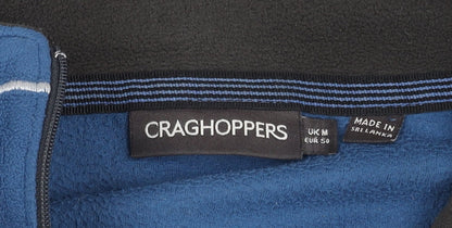 Mens UK Size M Craghoppers Blue 1/4 Zip Sweatshirt
