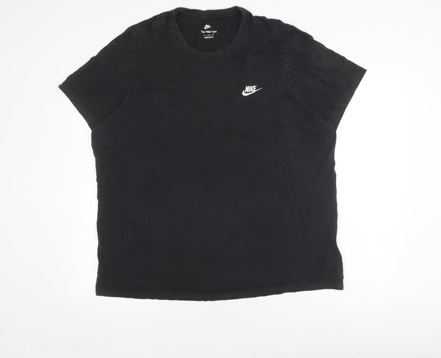 Nike Men's Black XL Crew Neck Logo T-Shirt