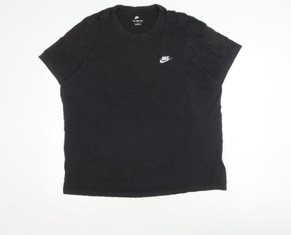 Nike Men's Black XL Crew Neck Logo T-Shirt