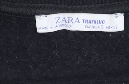 Zara Women's Colourblock Logo Sweatshirt - Small