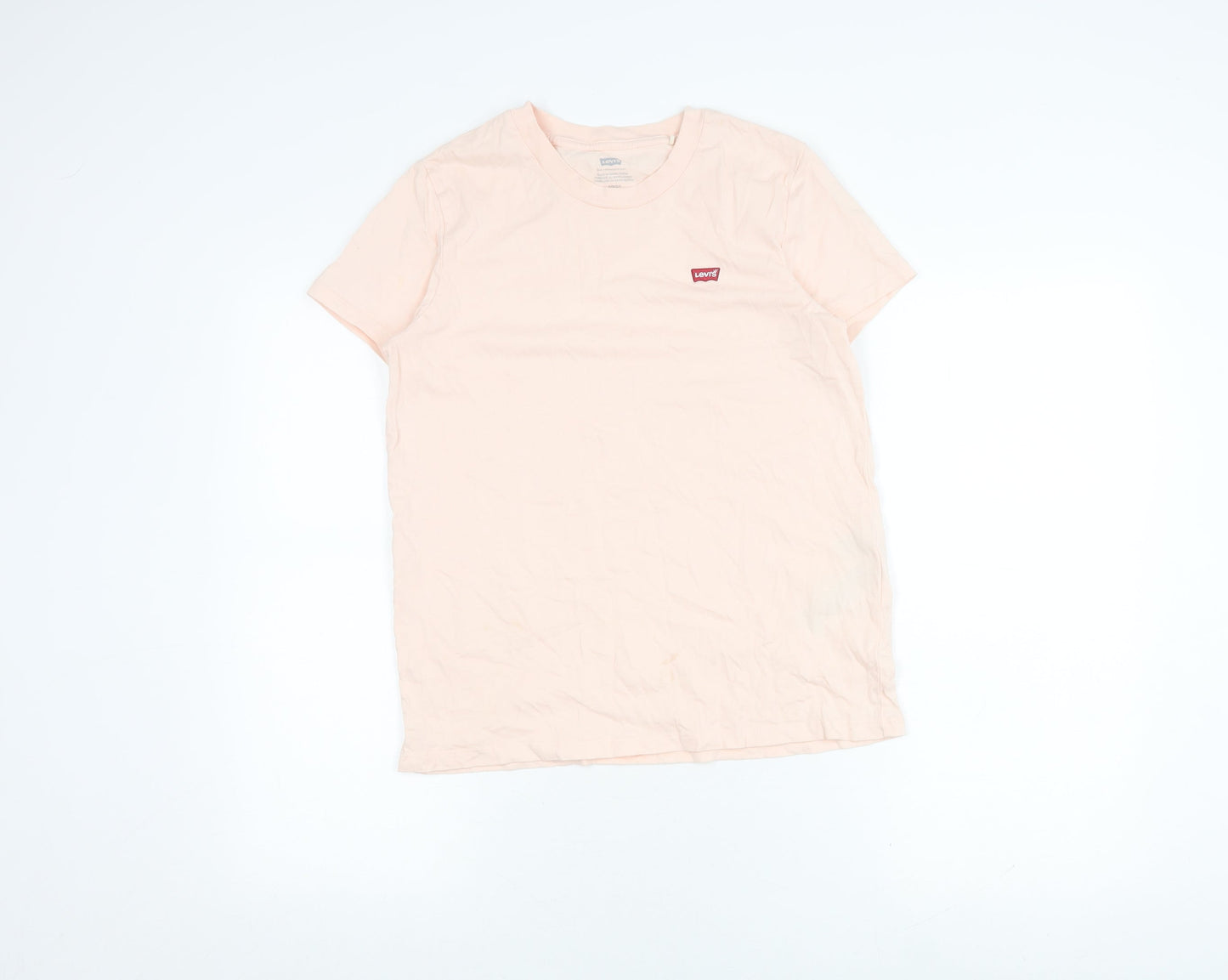 Womens UK Size S Levi's Pink Jersey T-Shirt