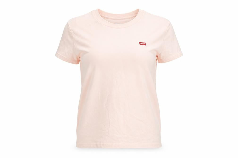 Womens UK Size S Levi's Pink Jersey T-Shirt