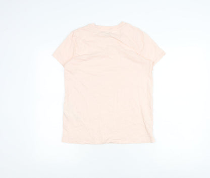 Womens UK Size S Levi's Pink Jersey T-Shirt