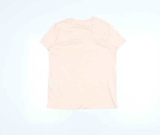Womens UK Size S Levi's Pink Jersey T-Shirt