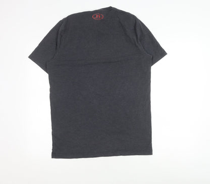 Under Armour Men's Black Logo T-Shirt, Size S