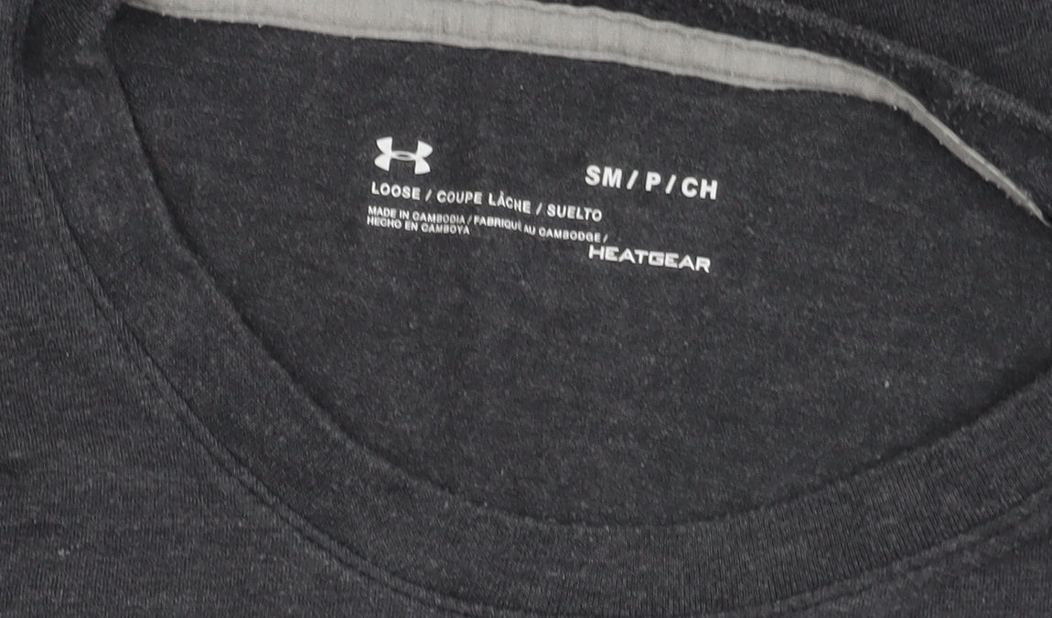 Under Armour Men's Black Logo T-Shirt, Size S