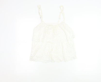Abercrombie & Fitch Women’s Large White Lace Camisole