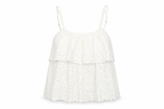Womens UK Size L Abercrombie & Fitch White Camisole Blouse