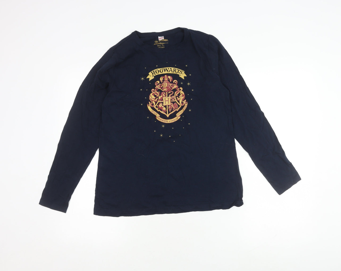 Unisex Adults UK Size S Harry Potter Blue  T-Shirt