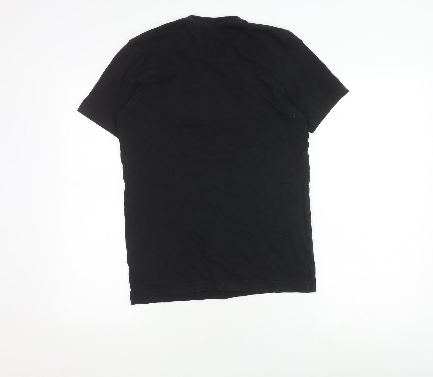 Adidas Men's XS Black Cotton Logo T-Shirt