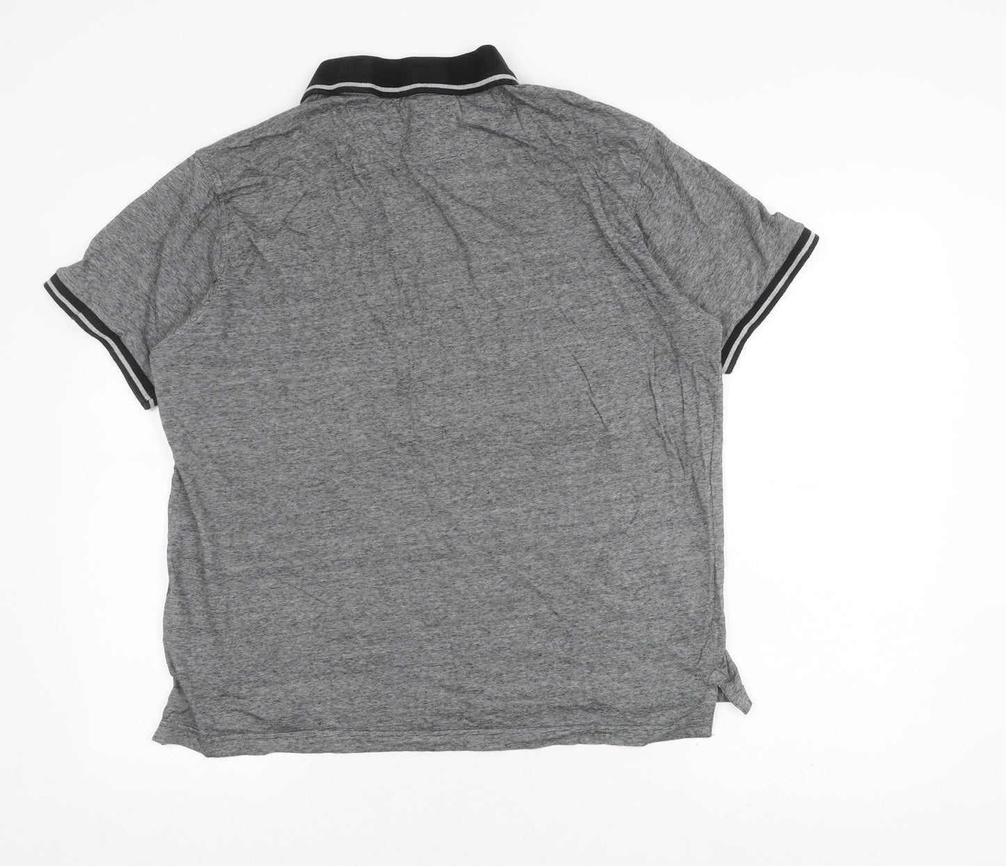 Pierre Cardin Men's Grey Regular Fit Polo Shirt L