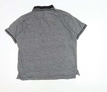 Pierre Cardin Men's Grey Regular Fit Polo Shirt L