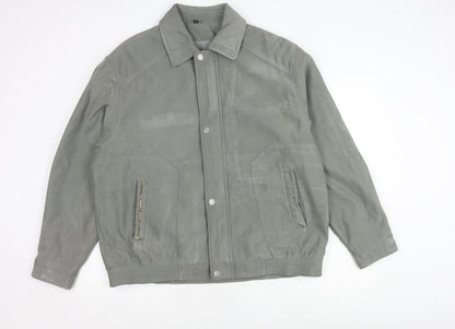 Mens UK Size XL Saxon Grey Basic Jacket