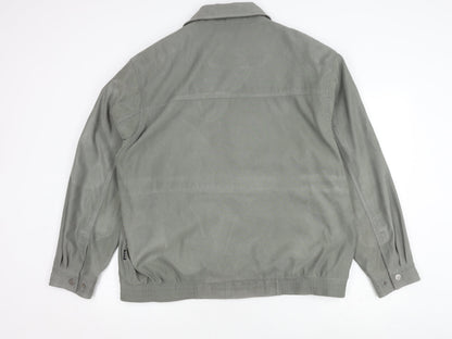 Mens UK Size XL Saxon Grey Basic Jacket