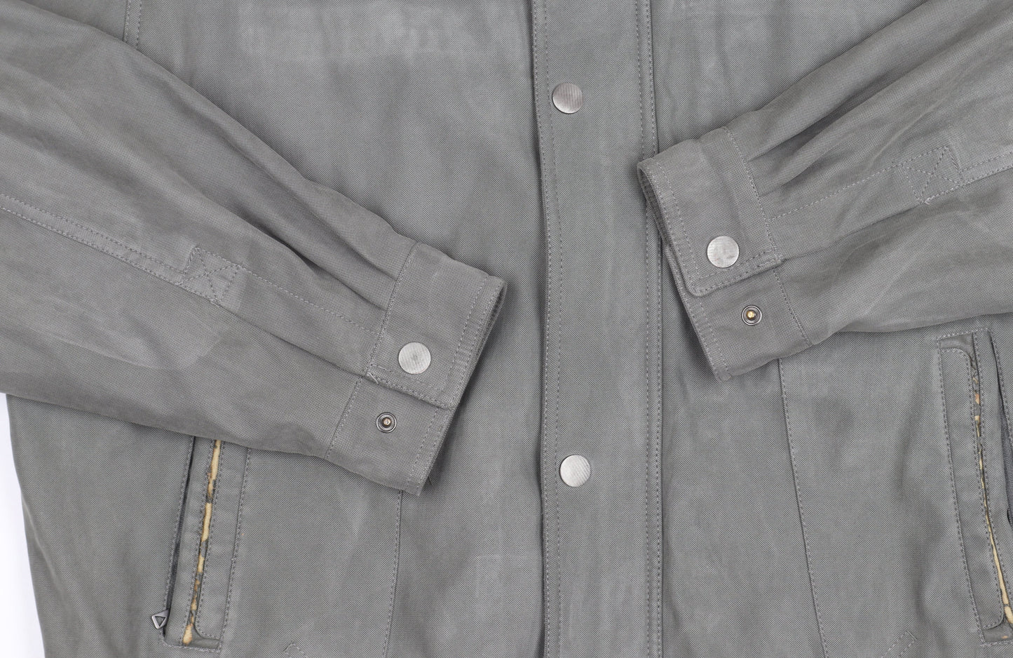 Mens UK Size XL Saxon Grey Basic Jacket