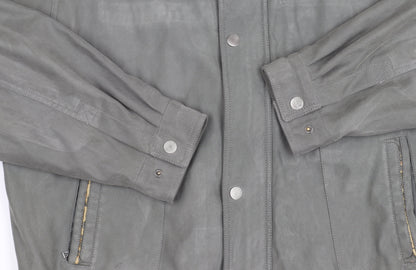 Mens UK Size XL Saxon Grey Basic Jacket