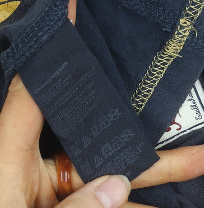 Tommy Hilfiger Men's Blue Graphic T-Shirt, Size L