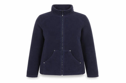 Spirit at M&Co Women's Blue Fleece Jacket Size 16