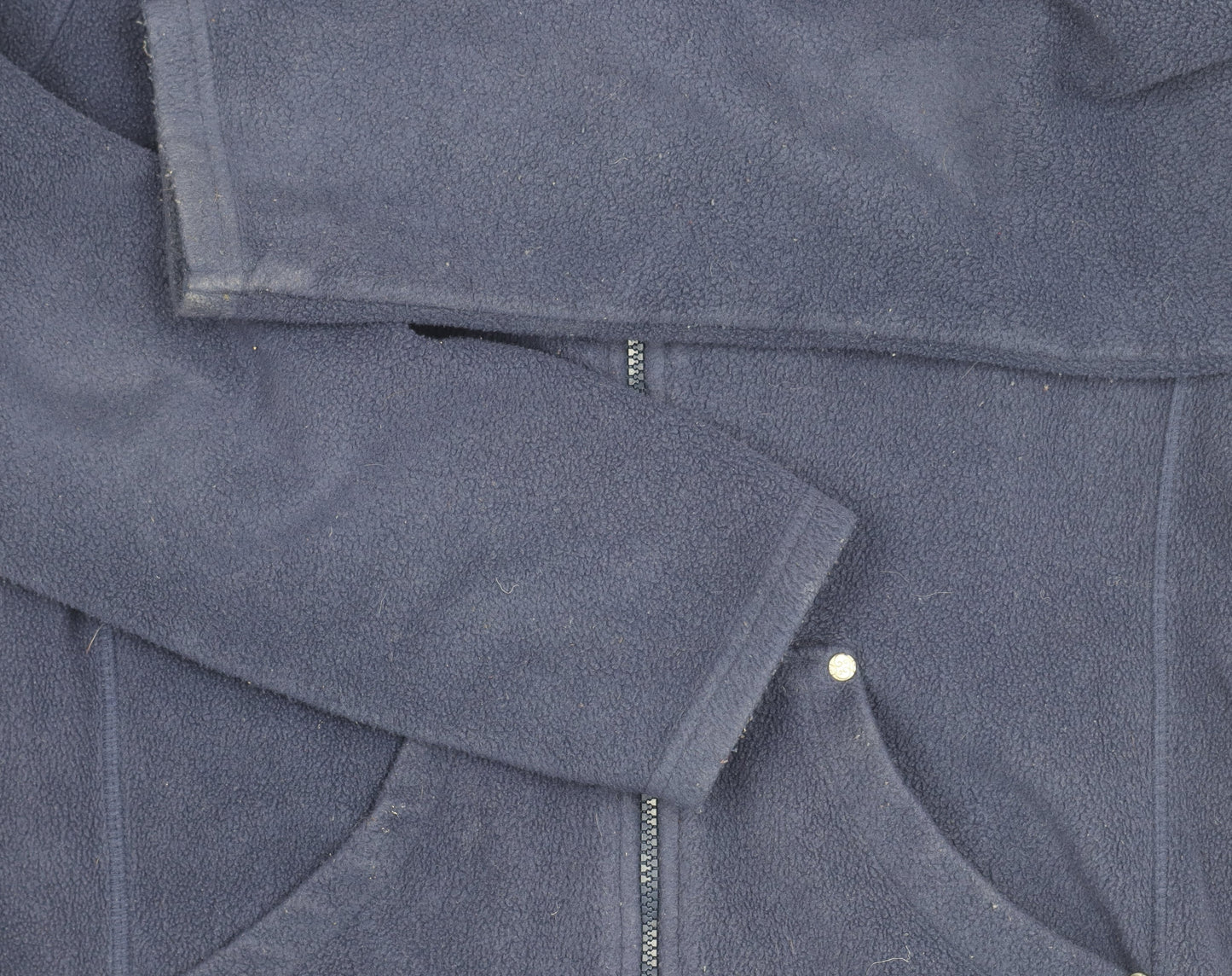 Spirit at M&Co Women's Blue Fleece Jacket Size 16