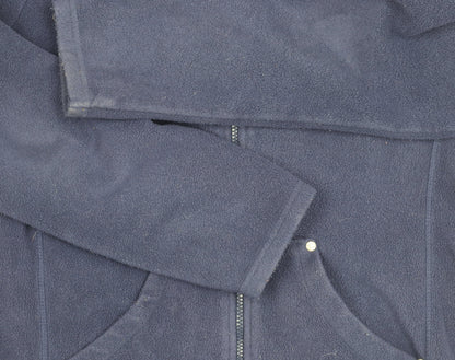 Spirit at M&Co Women's Blue Fleece Jacket Size 16