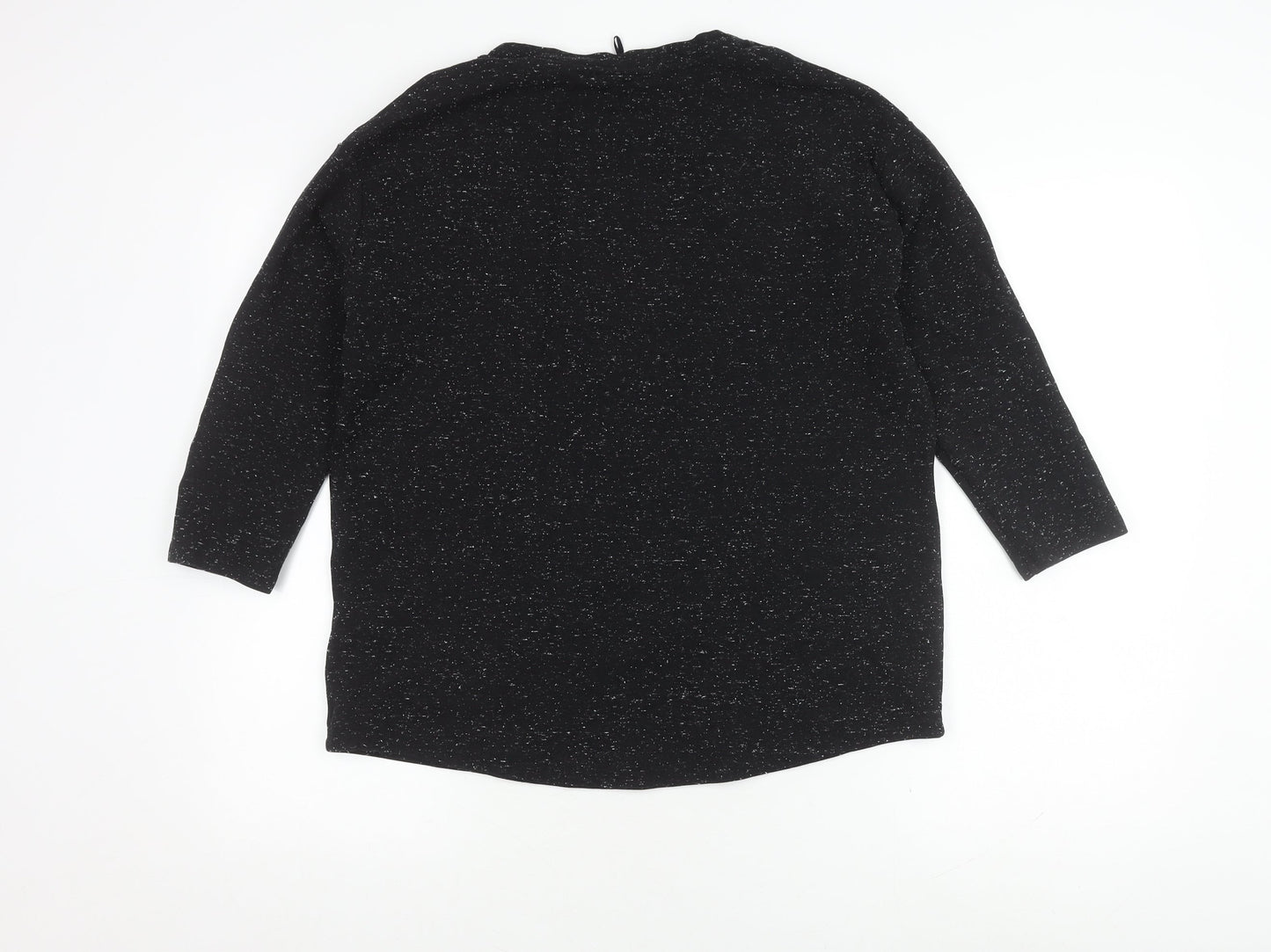 Womens UK Size XS COS Black Basic T-Shirt