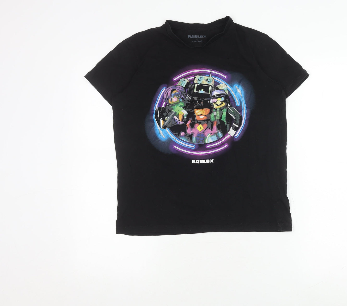 Roblox Boys Black Graphic T-Shirt 12-13 Years