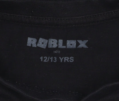 Roblox Boys Black Graphic T-Shirt 12-13 Years
