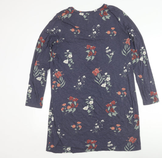 Fat Face Women's Floral Dress, Size 12, Multicoloured, Shift Style