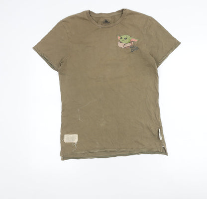 Mens UK Size XS Disney Green  T-Shirt