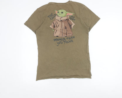 Mens UK Size XS Disney Green  T-Shirt