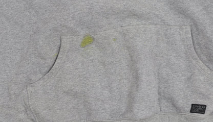 Mens UK Size 3XL Firetrap Grey Pullover Hoodie