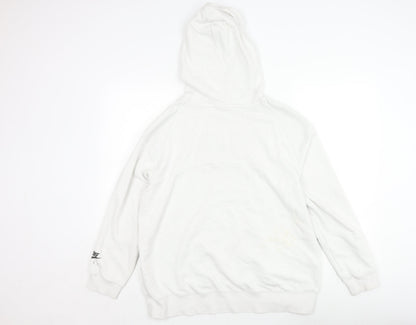 Mens UK Size S Nike White Pullover Hoodie