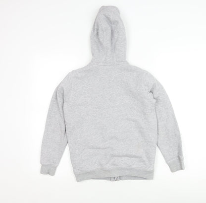 Marks & Spencer Girls Grey Hooded Jacket - 9-10 Years
