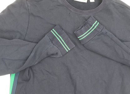 Mens UK Size M Lacoste Black Pullover Sweatshirt