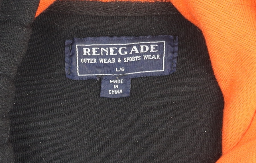 Renegade Men's Black Pullover Hoodie L