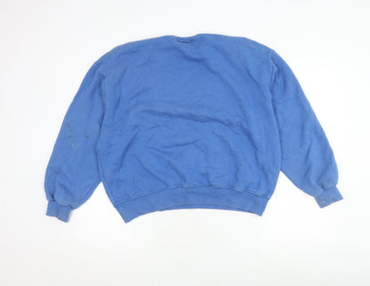 Unisex Adults UK Size L Pull&Bear Blue  Sweatshirt