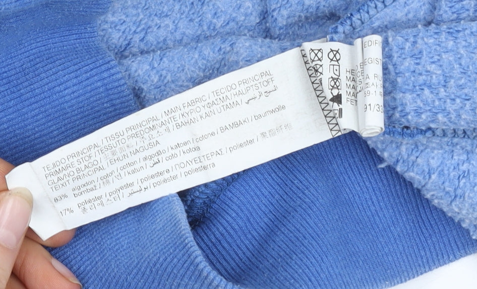 Unisex Adults UK Size L Pull&Bear Blue  Sweatshirt