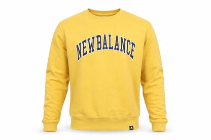 Mens UK Size S New Balance Yellow Pullover Sweatshirt