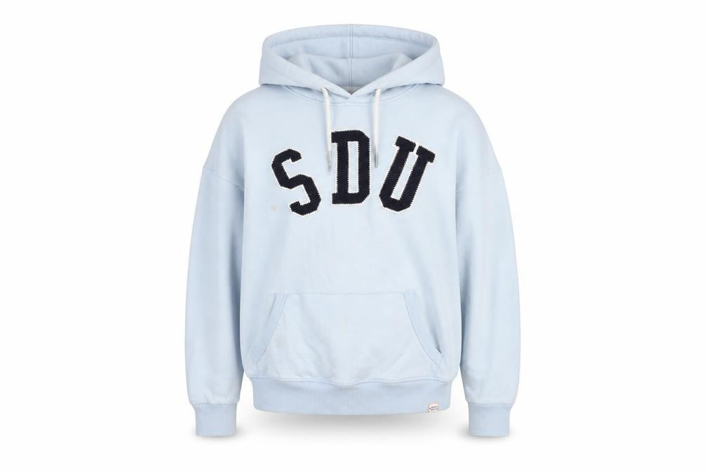 Womens UK Size 10 Superdry Blue Pullover Hoodie
