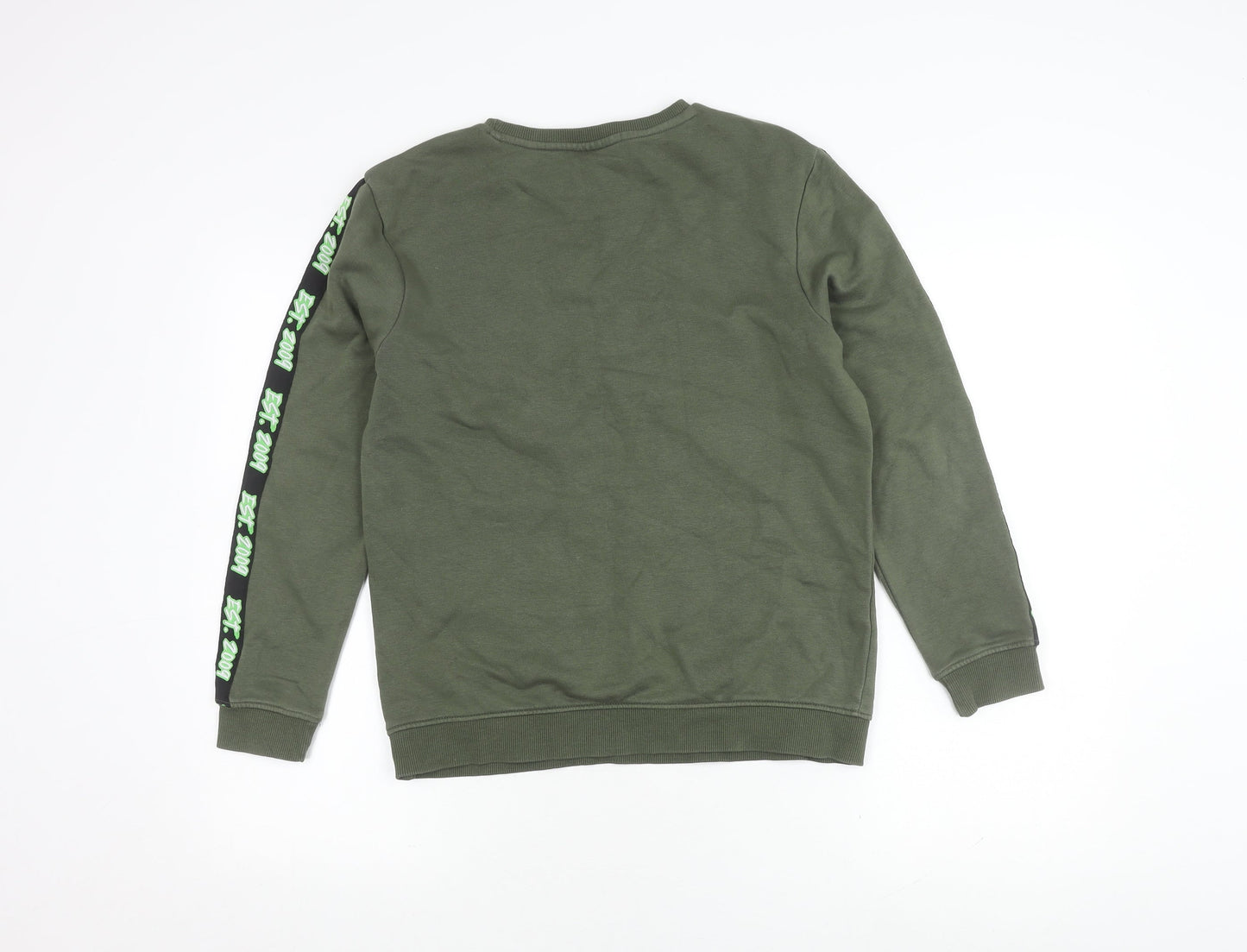 George Boys Green Minecraft Pullover Sweatshirt 12-13 Years