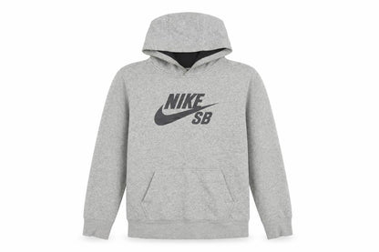 Nike Boys Grey Pullover Hoodie 13-15 Years - Stylish Comfort