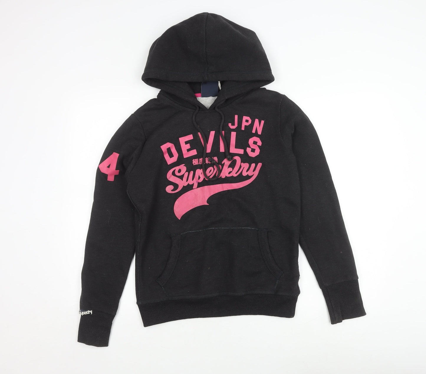 Superdry Women's Black Pullover Hoodie - M