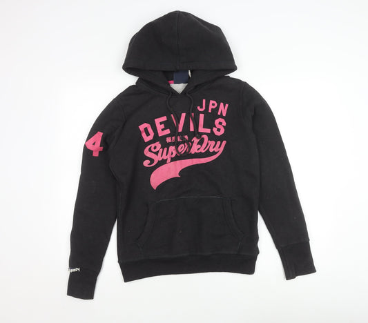 Superdry Women's Black Pullover Hoodie - M