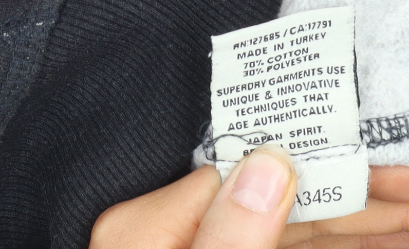 Superdry Women's Black Pullover Hoodie - M