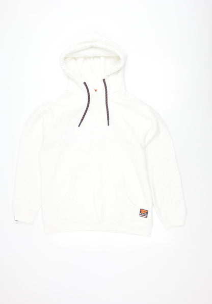 Superdry Women's White Pullover Hoodie XS
