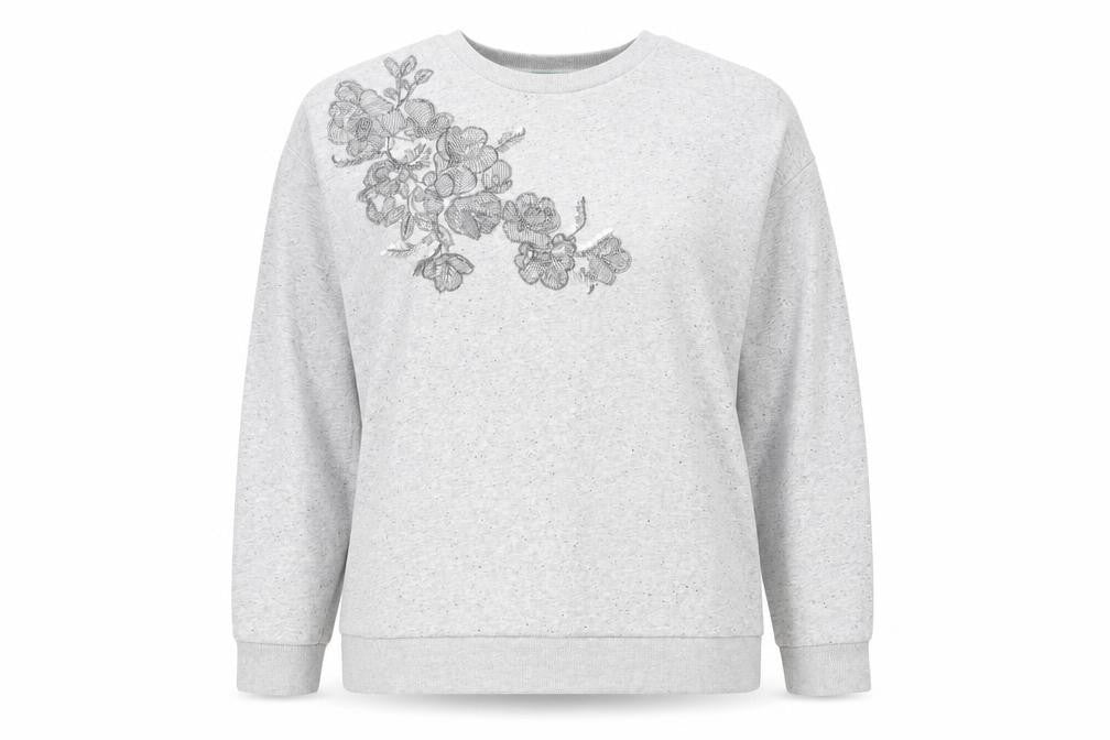 Womens UK Size XS United Colors of Benetton Grey Pullover Jumper