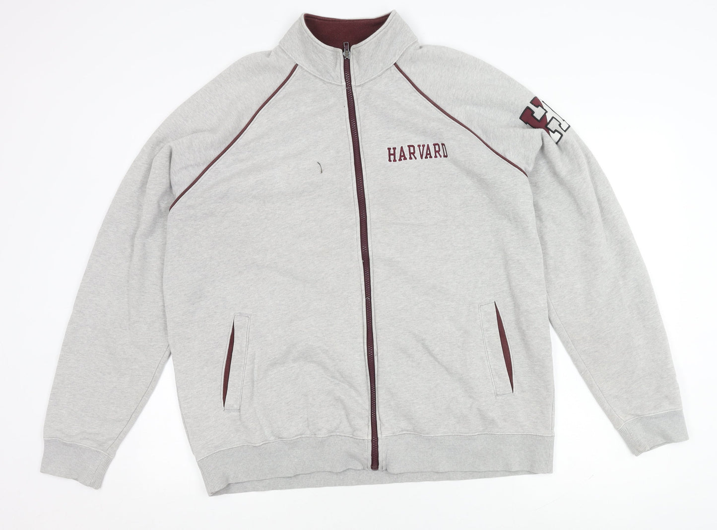 Mens UK Size XL Champion Grey Varsity Jacket